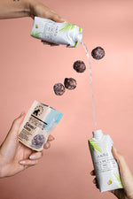 Coconut Water Powerballs: 12 ANÃO (330ml) und 16 Noshballs Cacao/Coco